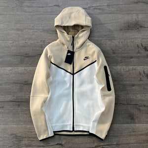 Felpa Nike NSW Tech Fleece Sport beige White