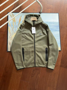 Felpa Nike NSW Tech Fleece Sports green military